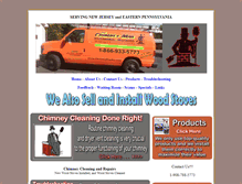 Tablet Screenshot of chimneymannj.com